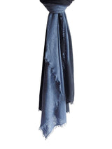 Fuzzy Feutre Two Color Shawl