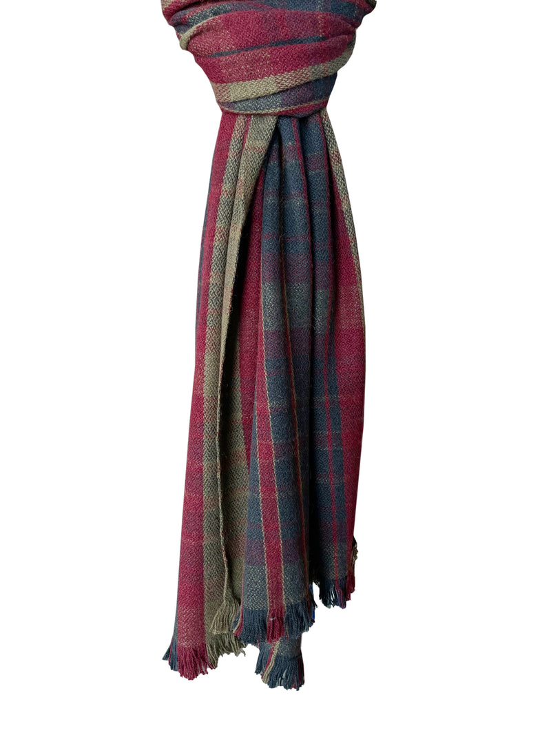 Denis Colomb Lifestyle Gobi Plaid Stole