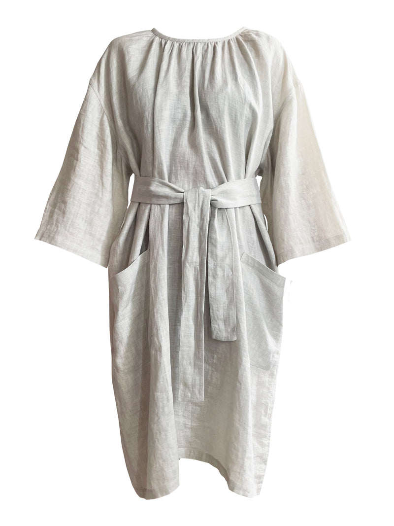 linen peasant dress Denis Colomb Lifestyle