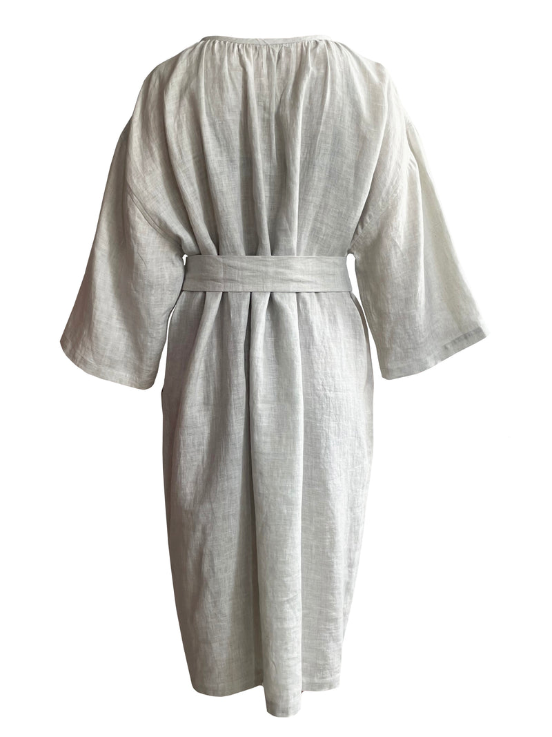 linen peasant dress Denis Colomb Lifestyle