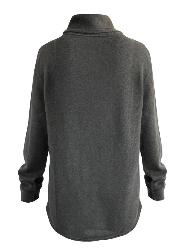 Charcoal-Cashmere-Turtle-Neck-Sweater - Denis-Colomb-Lifestyle