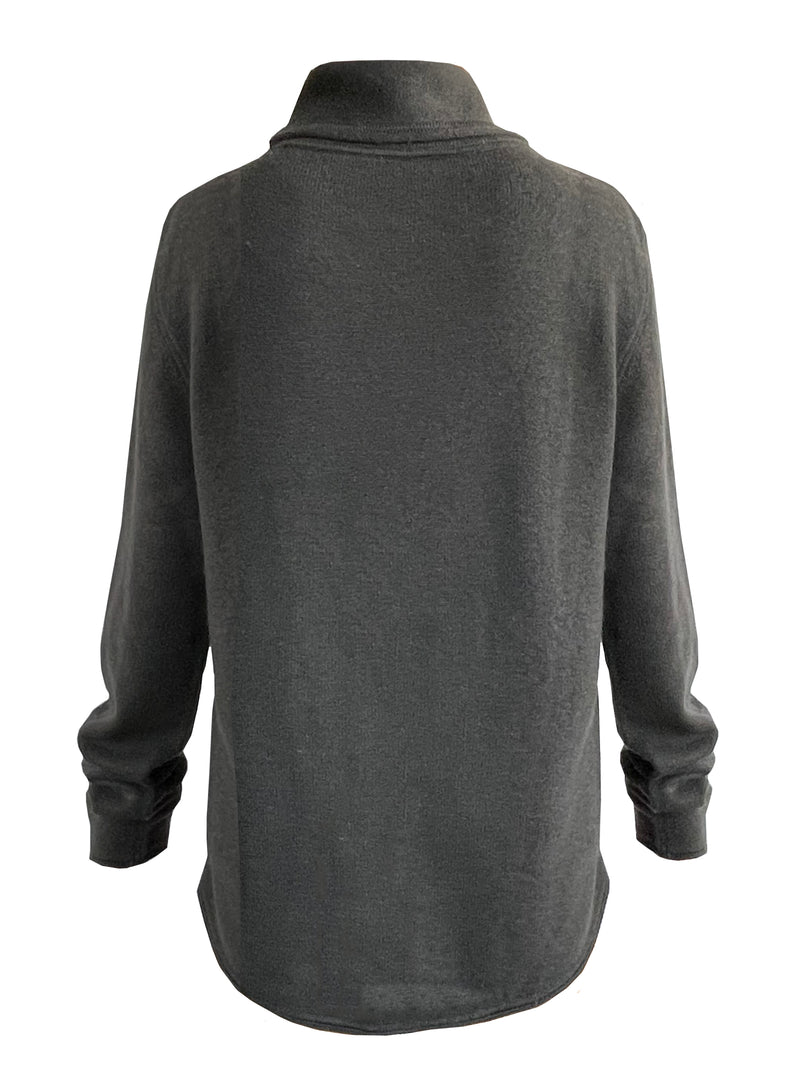Charcoal-Cashmere-Turtle-Neck-Sweater - Denis-Colomb-Lifestyle