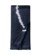Blue-White-Cashmere-Perou-Lightning-Stole - Denis-Colomb-Lifestyle
