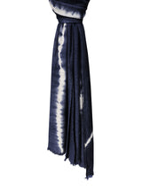 Blue-White-Cashmere-Perou-Lightning-Stole - Denis-Colomb-Lifestyle