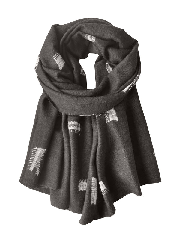Denis-Colomb-Lifestyle - Cashmere-Plume-Tie-Dye-Shawl