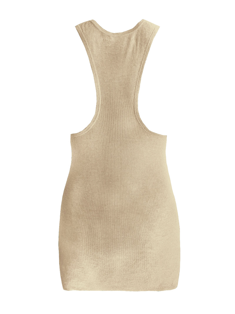 Denis-Colomb-Lifestyle - Silk-Cashmere-Ribbed-Racerback-Tank