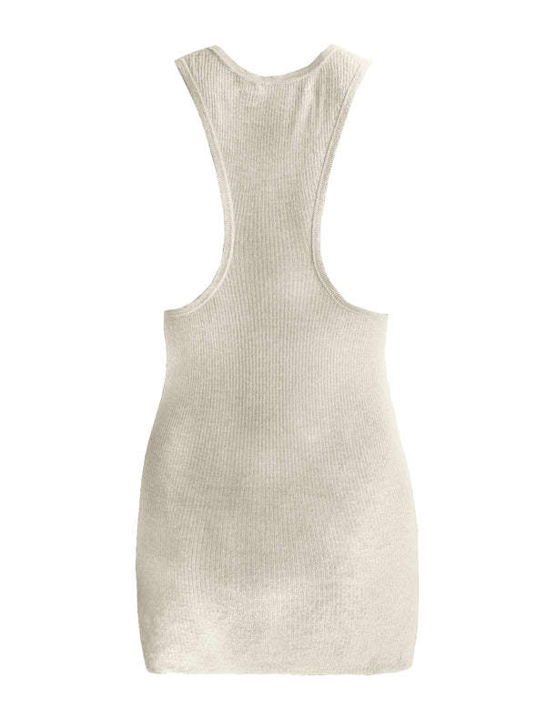 Denis-Colomb-Lifestyle - Silk-Cashmere-Ribbed-Racerback-Tank