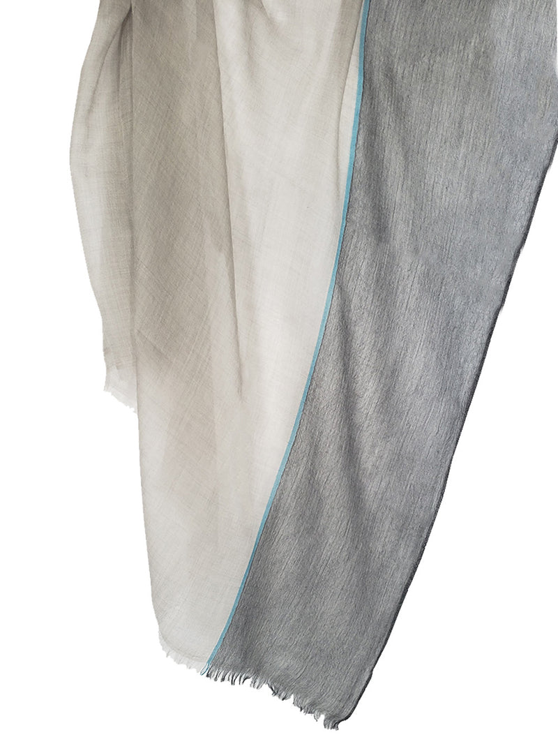 Feather Toosh Natural Shawl